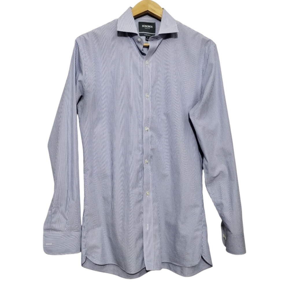 Bonobos Light Blue Pinstripe Button Down Shirt